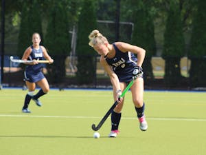 The College competing in a game at home (Photo courtesy of Elizabeth Gladstone).