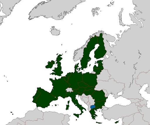 Map of the European Union circa 2007. (Photo courtesy of Wikimedia Commons)