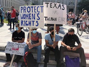Lubbock, Texas, a county close to the New Mexico border, has passed an ordinance banning people from assisting women to travel to get an abortion, despite abortion being legal within the county itself (Photo courtesy of Wikimedia Commons/“2021 Women&#x27;s March in Washington, D.C. rally 09” by Beyond My Ken. October 2, 2021). 