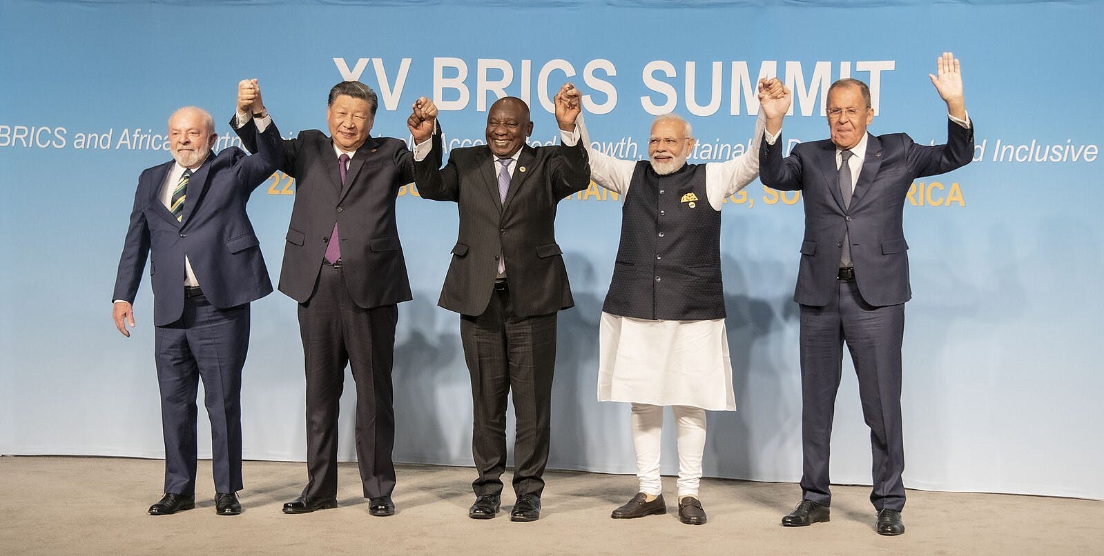 The BRICS organization hosted the annual BRICS summit from Oct. 22-24 with several global leaders (Photo courtesy of Wikimedia Commons / “XV BRICS Summit family photo” by 15th BRICS SUMMIT. August 23, 2023). 