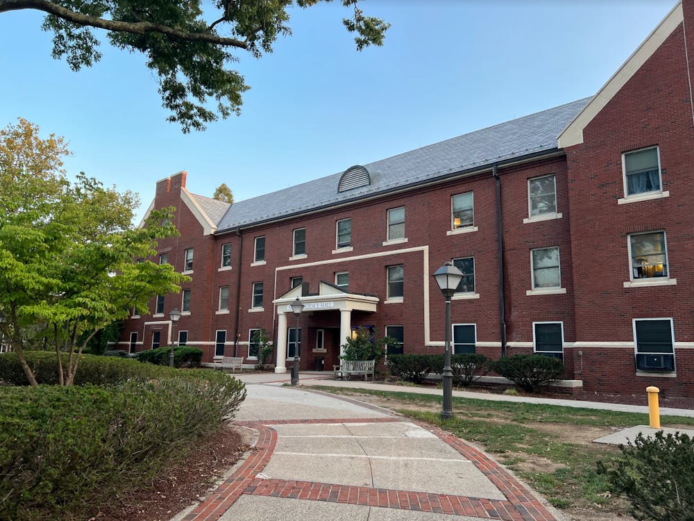 New Residence Hall is the Covid-19 isolation housing on campus (Photo courtesy of Elizabeth Gladstone / Photo Editor).