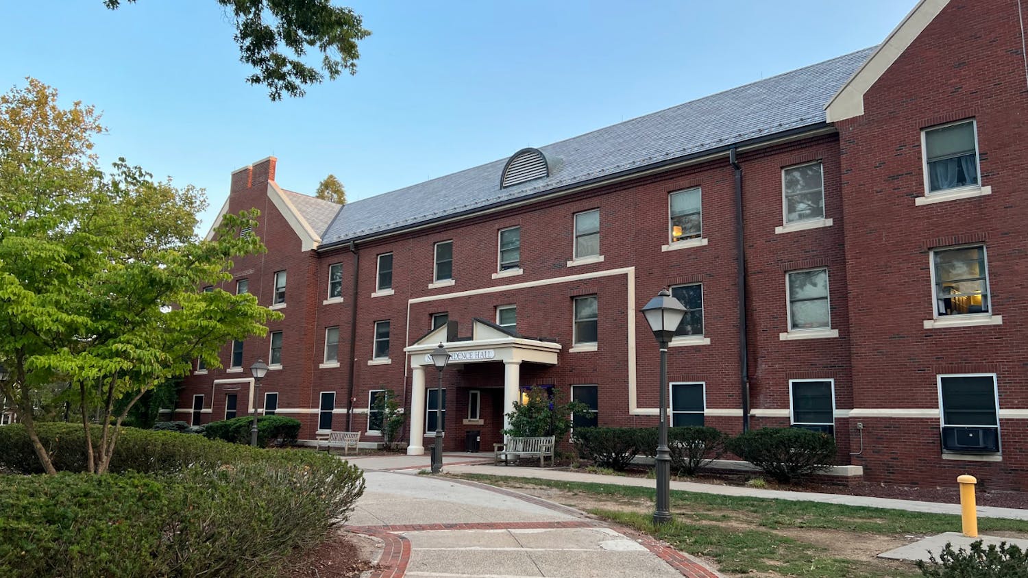 New Residence Hall is the Covid-19 isolation housing on campus (Photo courtesy of Elizabeth Gladstone / Photo Editor).