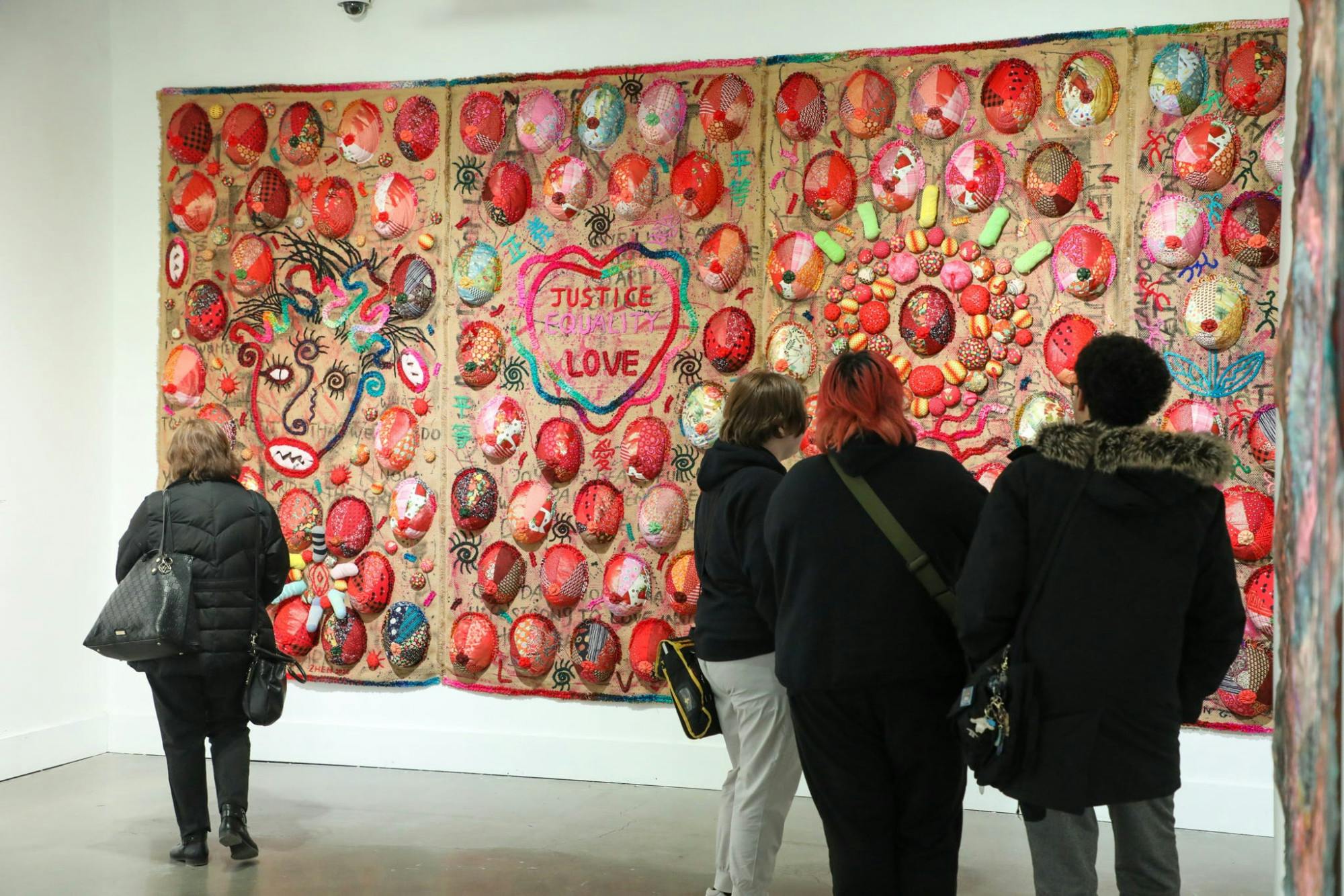 The exhibit will remain open to the public through March 13. (Photo by Andre Paras / Video Editor)