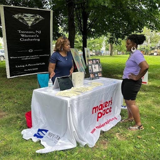 Trenton’s The Maker’s Place is providing low income families with much needed baby materials. (Photo courtesy of Callie Crowder)