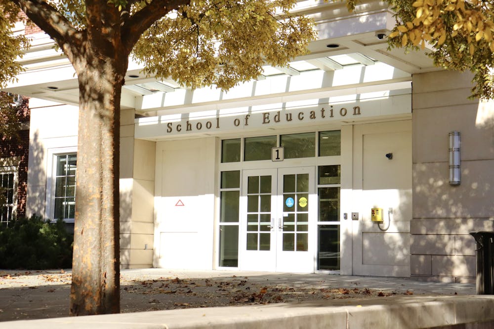 <p><em>The School of Education at the College. (Photo courtesy Brooke Zevon / Staff Photographer)</em></p>