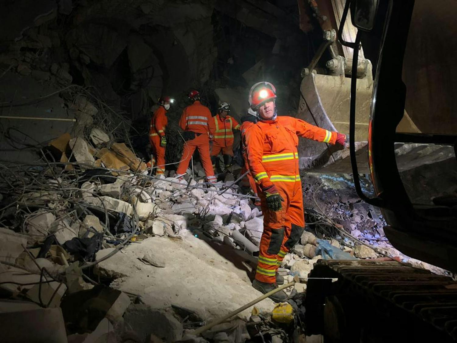 (Photo courtesy of Flickr/“Members of the UK's International Search & Rescue team at work in Hatay, Turkey, looking for survivors of the devastating earthquakes” by Foreign, Commonwealth & Development Office. February 8, 2023).