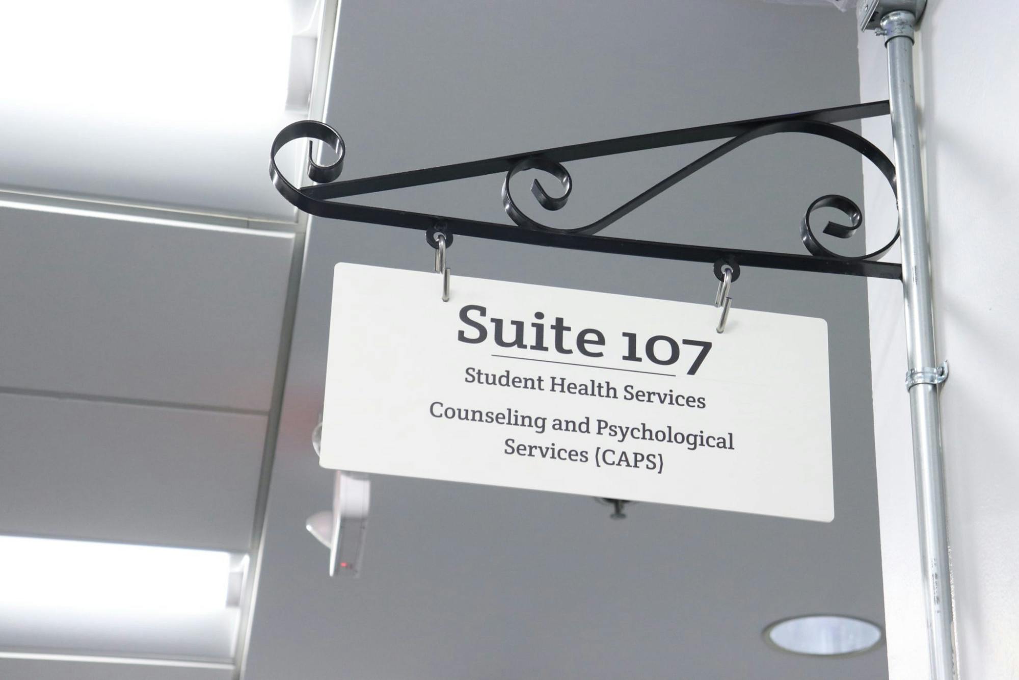 CAPS is an on-campus resource that can be used by any student who is seeking mental health help (Photo by Brooke Zevon / Staff Photographer).