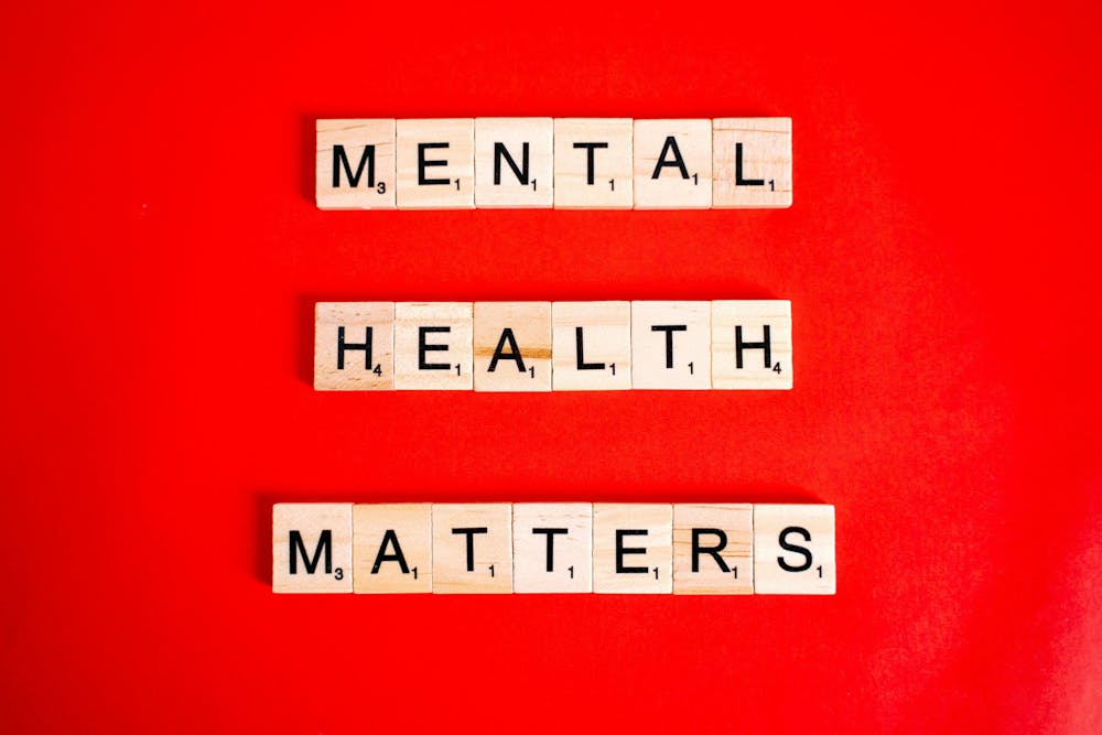 <p><em>Stereotypes often make it difficult for men to get the mental health help they need. (photo courtesy of </em><a href="https://www.pexels.com/photo/mental-health-matters-spelled-on-letter-tiles-on-red-background-6136085/" target=""><em><strong>Pexels</strong></em></a><em>)</em></p>