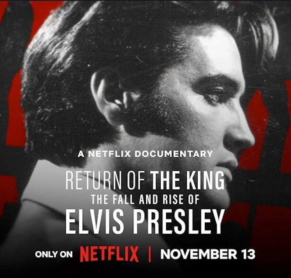 <p><em>The documentary follows Presley’s life leading up to the famous 1968 comeback special, “Elvis” (Photo courtesy of </em><a href="https://www.imdb.com/title/tt34139335/" target=""><em>IMDb</em></a><em>).</em></p>