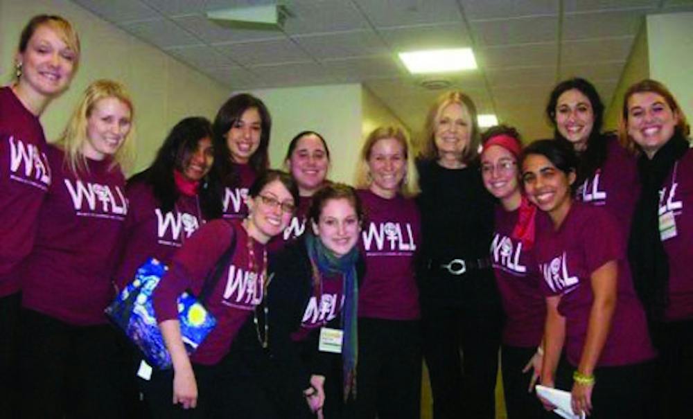 <p><em>Gloria Steinem spoke to the College’s WILL program in 2016. (Photo courtesy of  Cecilia Colbeth)</em></p><p><br/><br/><br/></p>