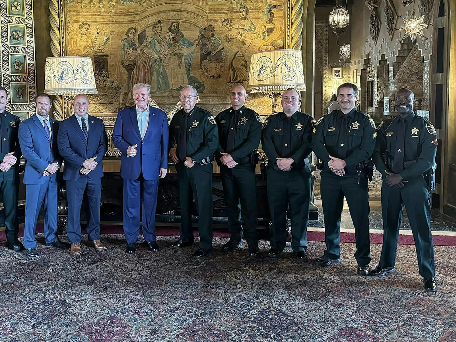 Donald Trump was the target of another attempt at his golf club in West Palm Beach, Florida, on Sep. 15 (Photo courtesy of Wikimedia Commons / “Martin County Sheriff's Office meets up with former president Donald Trump” by Martin County Sheriff's Office. September 17, 2024).