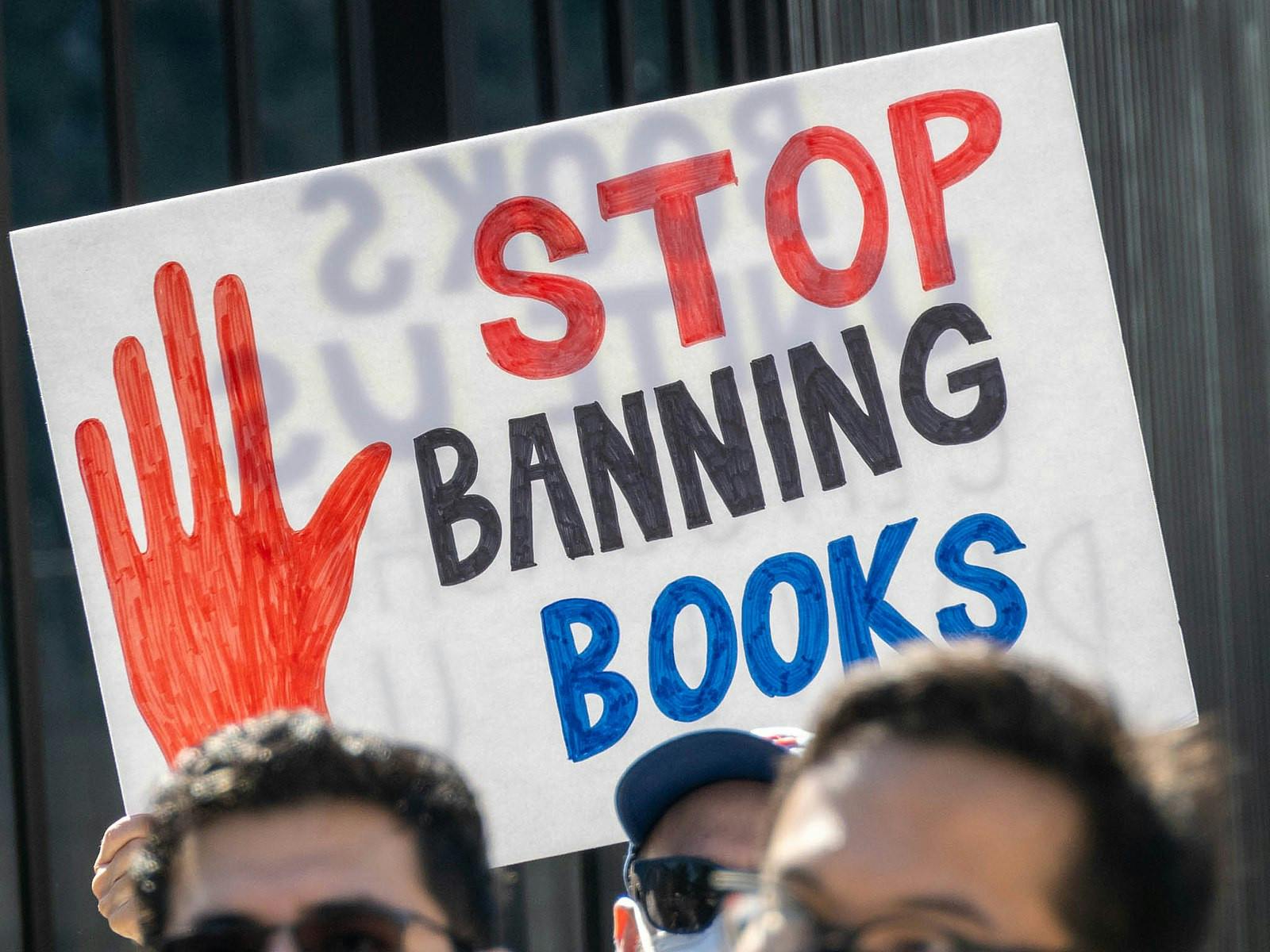 (Photo courtesy of Wikimedia Commons / “Book Banning Protest, Atlanta, GA” by John Ramspott / Feb. 12, 2022)