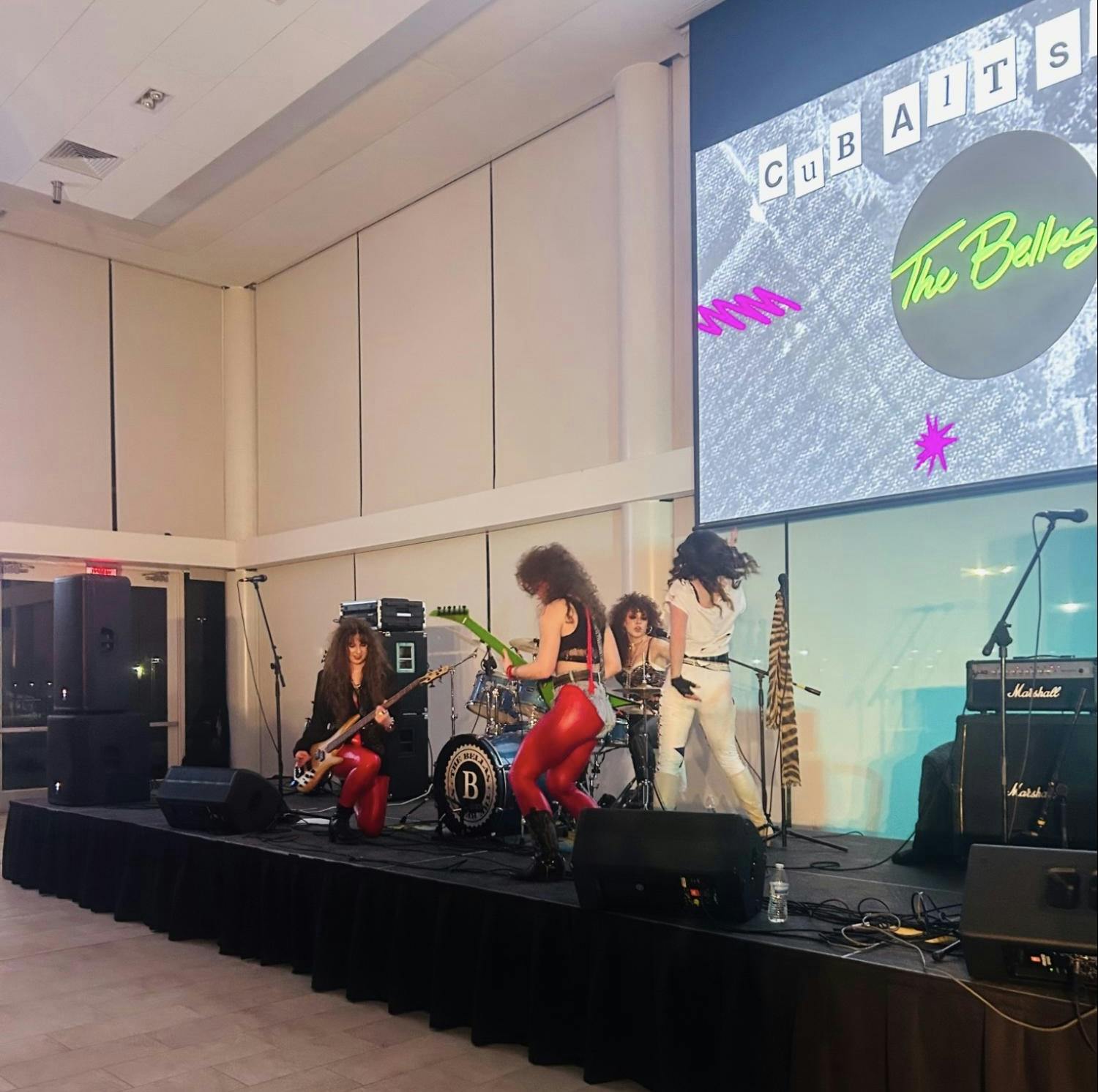 The Bellas rock the stage. (Photo by Danica Ward)