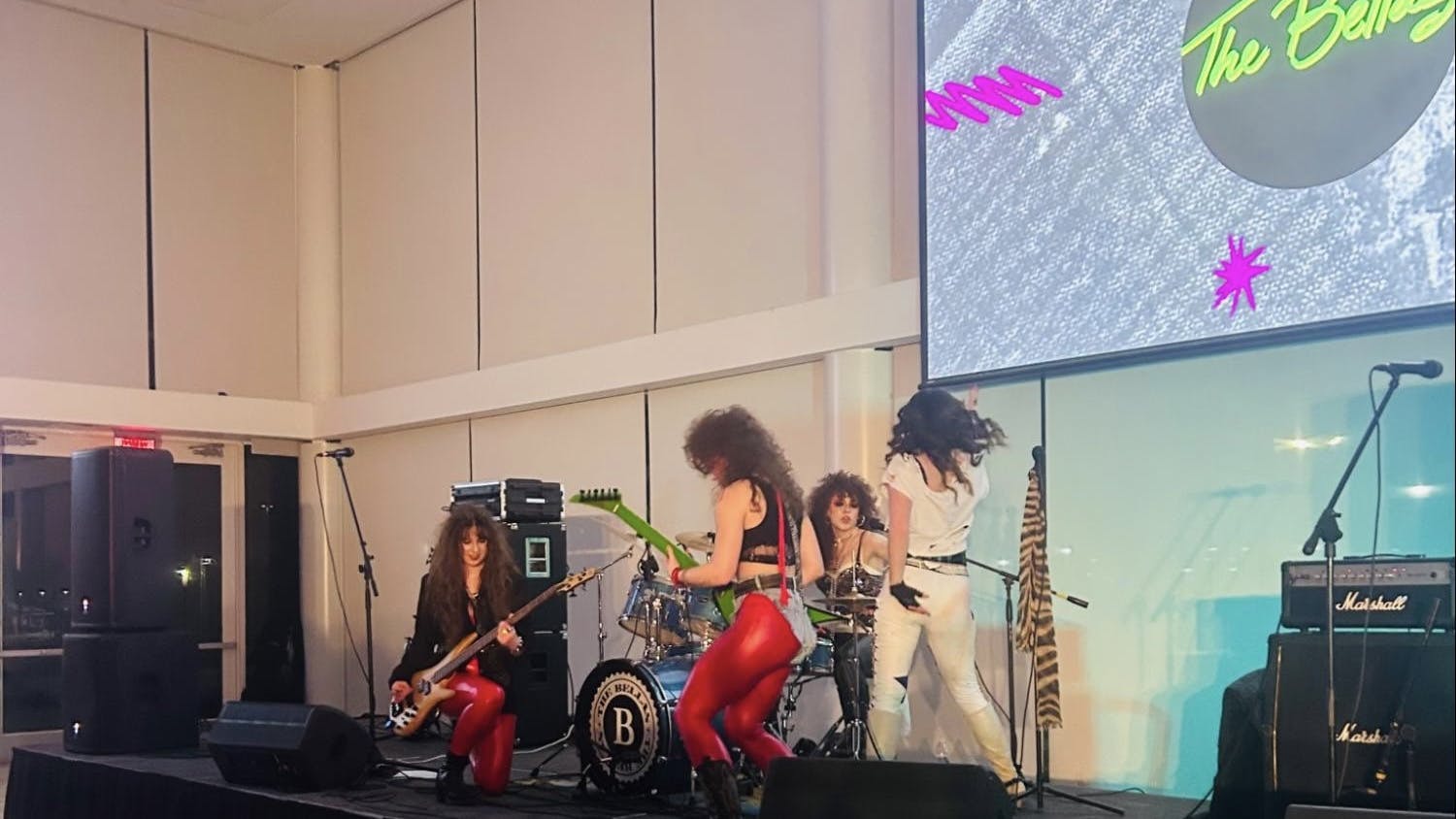 The Bellas rock the stage. (Photo by Danica Ward)