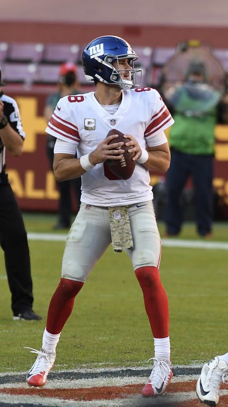 Giants quarterback Daniel Jones (Photo courtesy of Flickr / &quot;Giants QB Daniel Jones&quot; by All-Pro Reels / November 9, 2020).
