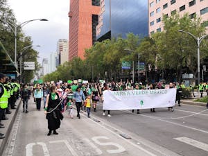 Mexico’s Supreme Court recently decriminalized abortion nationwide, ruling that the previous restrictions on abortion access violated the constitutional rights of women (Photo courtesy of Wikimedia Commons/“Marcha legalización del aborto 01” by Wotancito. September 28, 2019). 