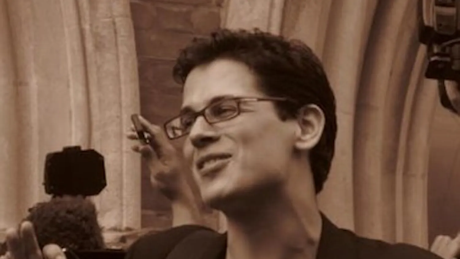 Milo Yiannopoulos at London Liverpool Street railway station in 2009. (Photo courtesy of Wikimedia Commons)