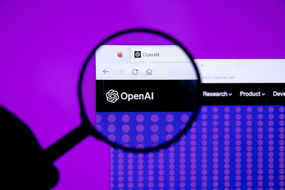 <p><em>OpenAI’s “Sora” converts text prompts into videos with advanced models. (Photo courtesy of </em><a href="https://commons.wikimedia.org/wiki/File:OpenAI_logo_with_magnifying_glass_(52916339167).jpg" target=""><em>Wikimedia Commons</em></a><em> / Jernej Furman, May 22, 2023)</em></p>