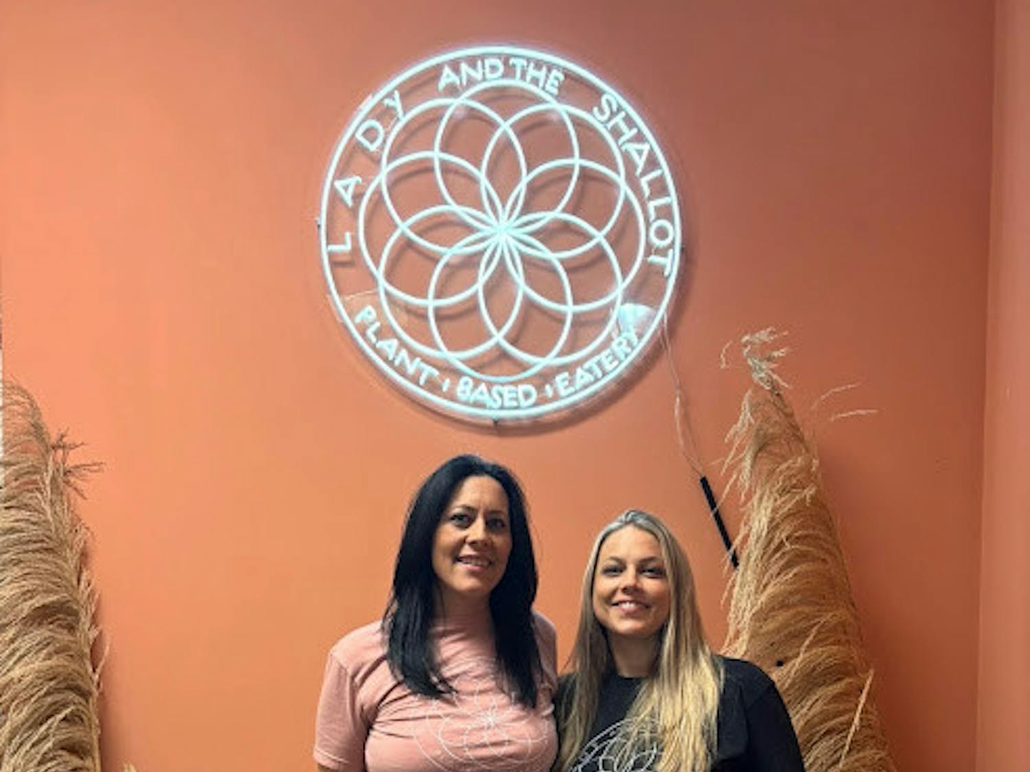 Lady and the Shallot was originally housed in the Trenton Farmer’s Market, co-created by Francesca Avitto (left) and Kate Wnek (right). (Photo courtesy of Francesca Avitto and Kate Wnek)