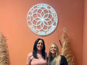 Lady and the Shallot was originally housed in the Trenton Farmer’s Market, co-created by Francesca Avitto (left) and Kate Wnek (right). (Photo courtesy of Francesca Avitto and Kate Wnek)