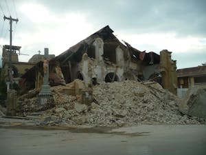Two earthquakes, with magnitudes of 5.4 and 5.6, struck southern Haiti, killing two people and injuring 52 (Flickr/”Haiti: Earthquake 2010” by the EU Civil Protection and Humanitarian Aid, January 26, 2010).
