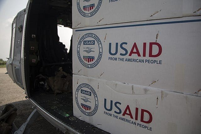 USAID faces calls for defunding and debates continue over its critical role. (Photo courtesy of Wikimedia Commons / U.S. Marine Corps, May 18, 2015)