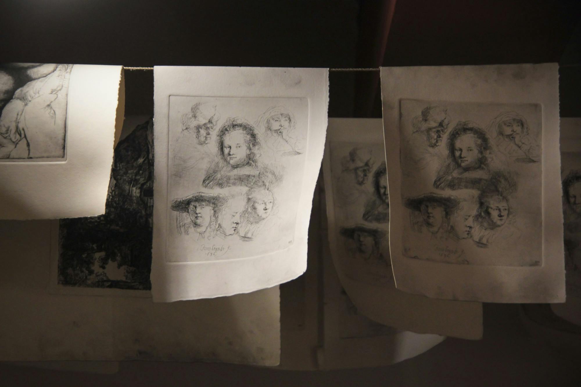 Drawings from the Rembrandt House Museum, the inspiration for the story&#x27;s prompt (photo courtesy of Flickr / Kotomi_ / February 5, 2013).