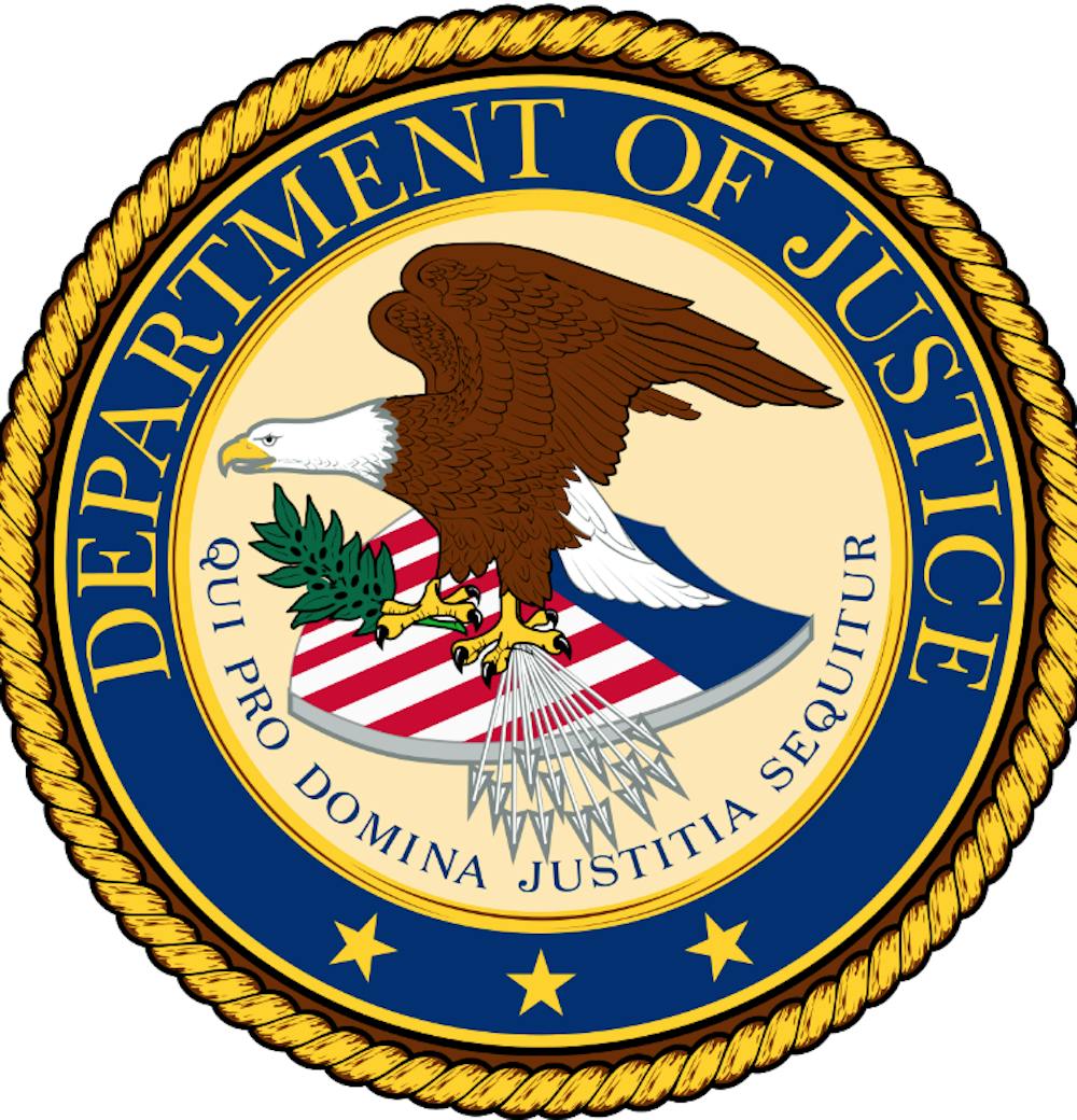 (Photo courtesy of Wikimedia Commons/“Seal of the United States Department of Justice” by U.S. Government. 1934). 