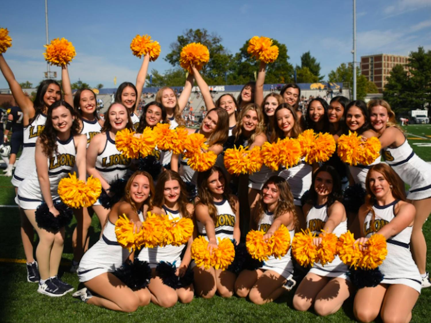 The dance team has been able to practice together once again during the fall semester (Photo courtesy of Julia Wyman)