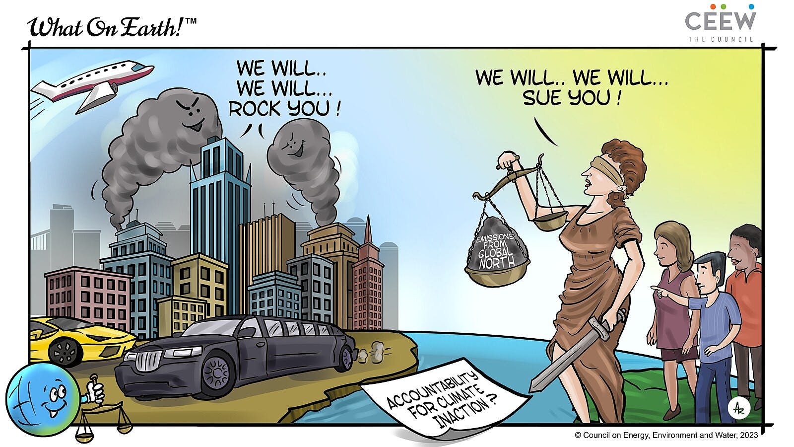 The six Portuguese youth have raised the case on the basis that the failure of the contested European governments to adequately address the issues of climate change or institute appropriate reforms has unlawfully deprived young people of a quality life and guarantee of future (Photo courtesy of Wikimedia Commons / “Climate ICJ” by CEEW India. April 6, 2023). 