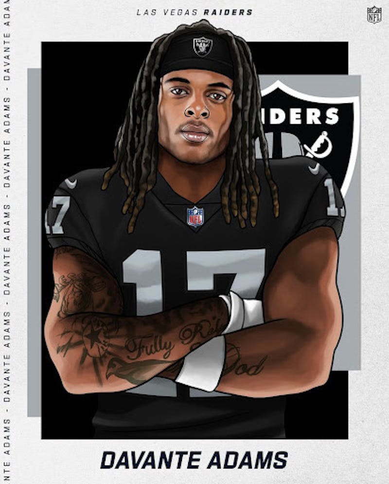 Davante Adams - Davante Adams Las Vegas Raiders - Sticker