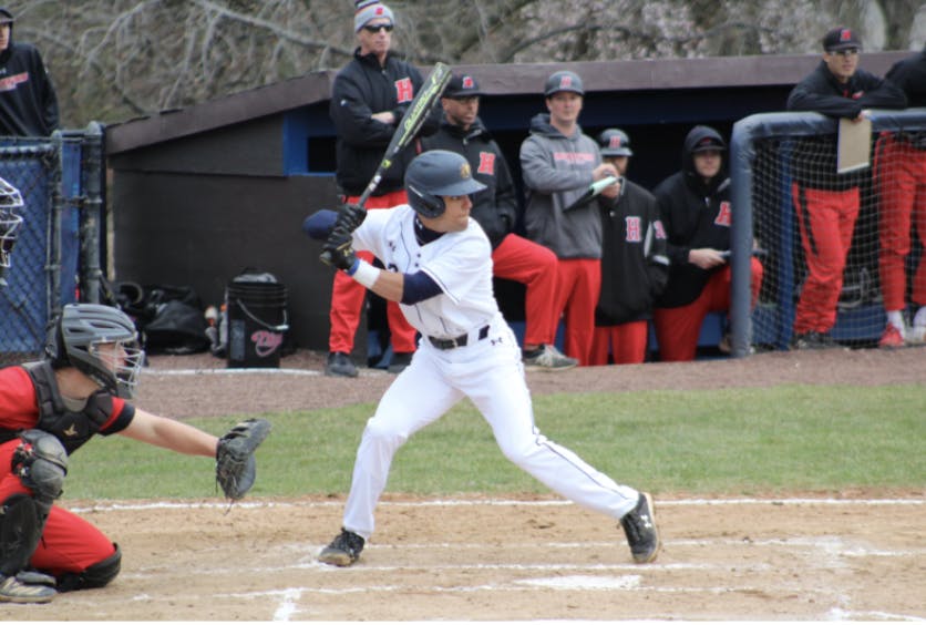 The Lions split their first home doubleheader of the season (Photo from 3/25/22 game against Haverford) (Elizabeth Gladstone / The Signal).