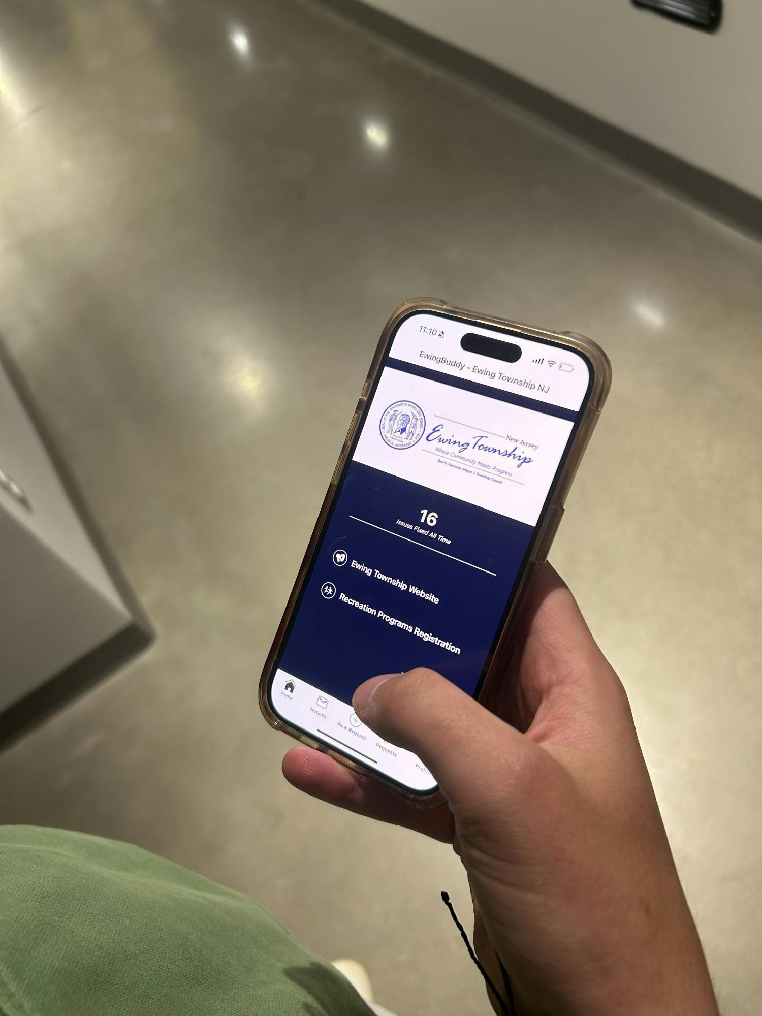 The app went live on May 1. ( Photo by Joseph Caruso / Staff Writer)﻿
