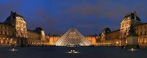 The Louvre Museum is one of the most famous museums in the world (Photo courtesy of Wikimedia Commons).