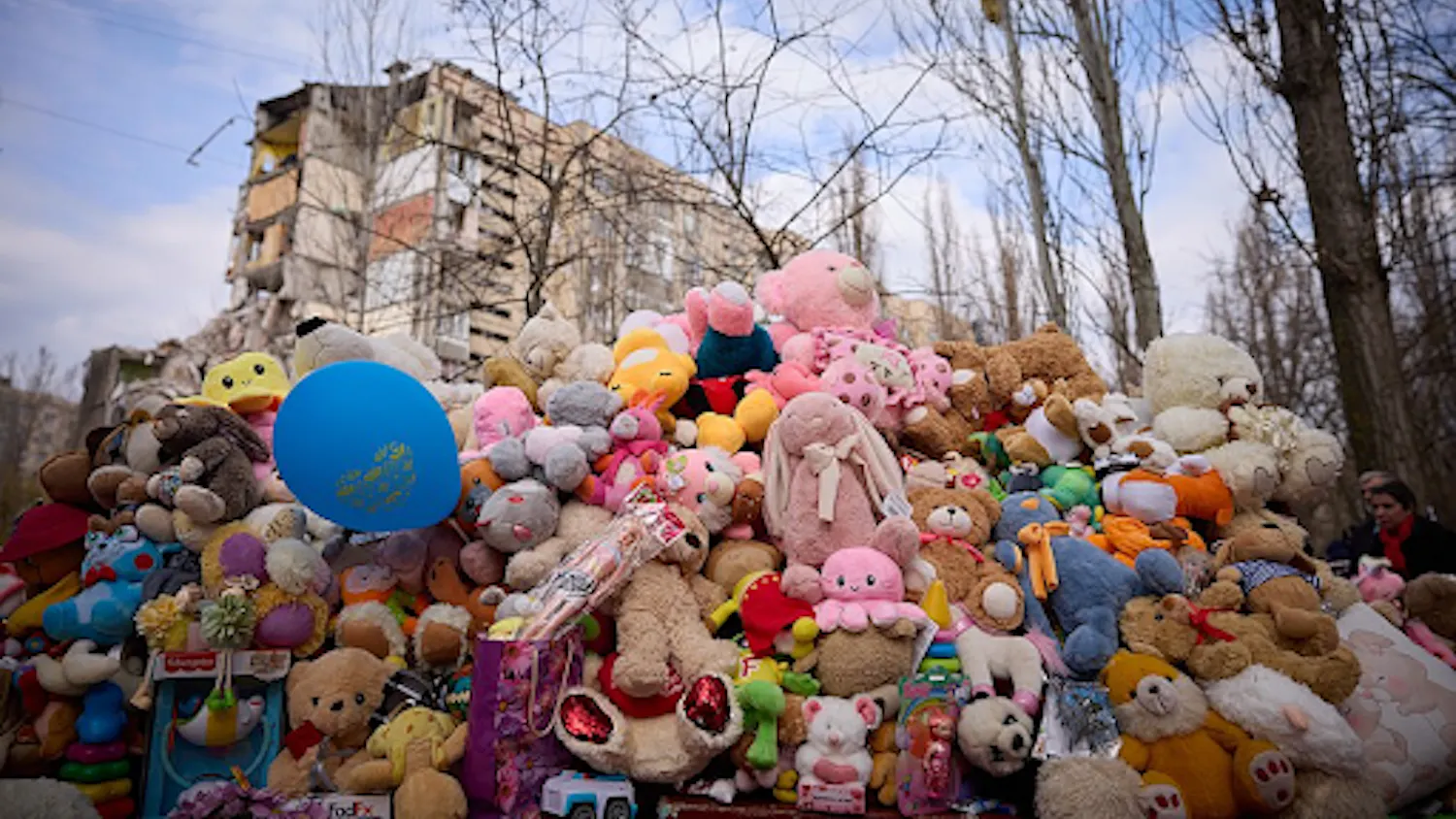 Memorial for those killed in a Russian drone strike on March 6, 2024. (Photo courtesy of Wikimedia Commons)