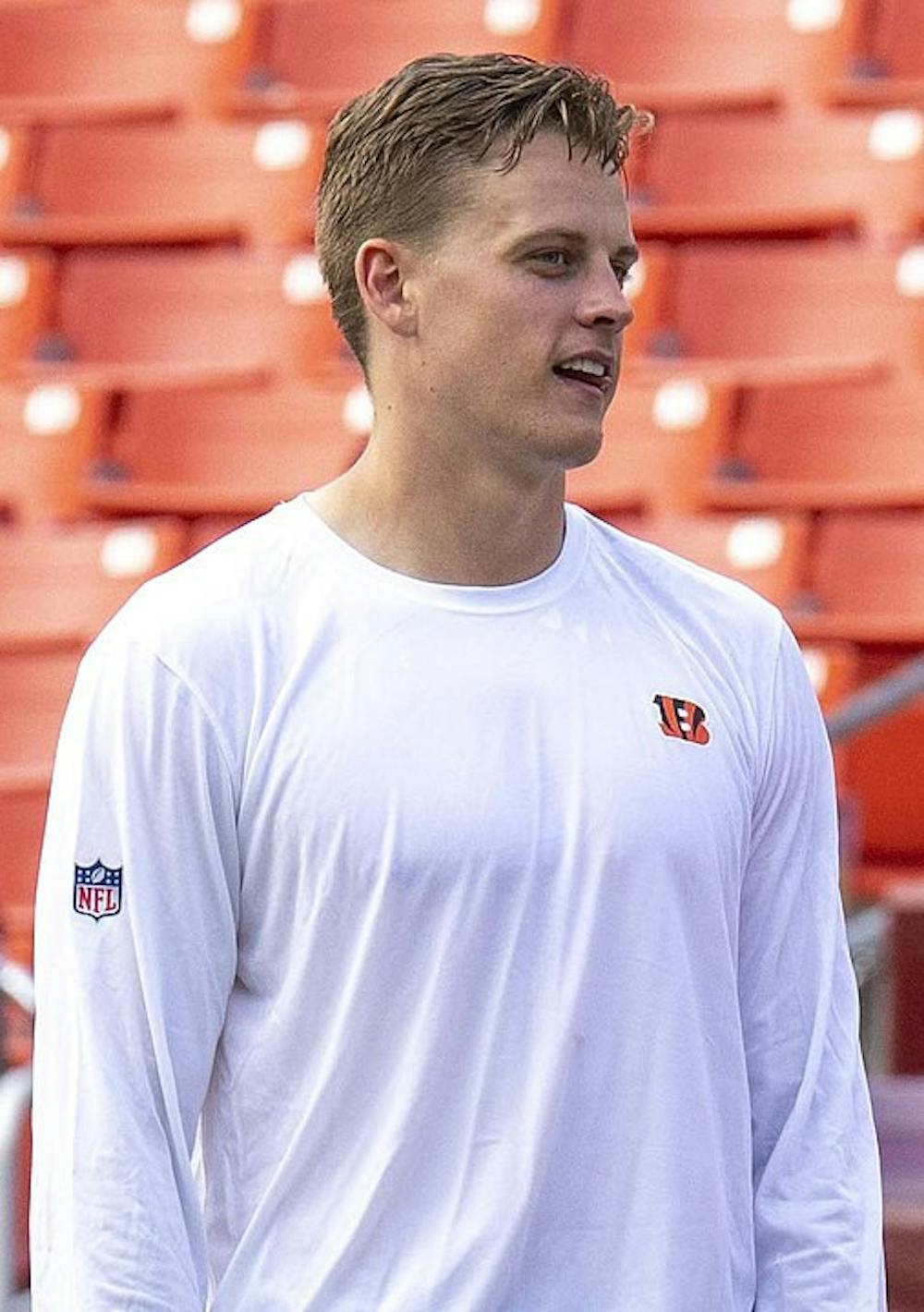 <p>Cincinnati Bengals QB Joe Burrow (Photo courtesy of All-Pro Reels / <a href="https://commons.wikimedia.org/w/index.php?curid=109185949" target="_blank">Wikipedia Commons</a>).</p>