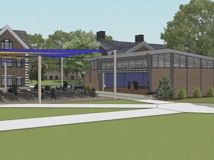 The TCNJ Pavilion will serve as a performance venue and event space (Render courtesy of Maggie Greco, Campus Architect/Senior Director of Planning, Design &amp; Construction).