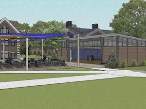 The TCNJ Pavilion will serve as a performance venue and event space (Render courtesy of Maggie Greco, Campus Architect/Senior Director of Planning, Design & Construction).