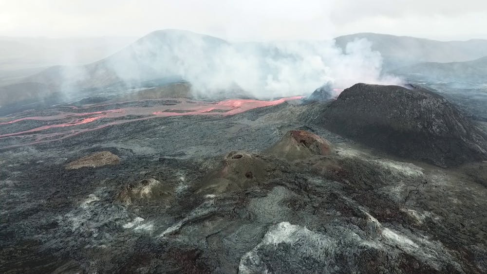 <p><em>Residents of the southwest of Iceland have been evacuating their homes beginning Nov. 11 as officials declared a state of emergency, warning of a potential volcanic eruption (Photo courtesy of Wikimedia Commons/“</em><a href="https://commons.wikimedia.org/wiki/File:Iceland%27s_Fagradalsfjall_volcano_drone_view.png" target=""><em>Iceland&#x27;s Fagradalsfjall volcano drone view</em></a><em>” by Mokslo Sriuba. CC-BY-SA-4.0. August 21, 2021). </em></p>