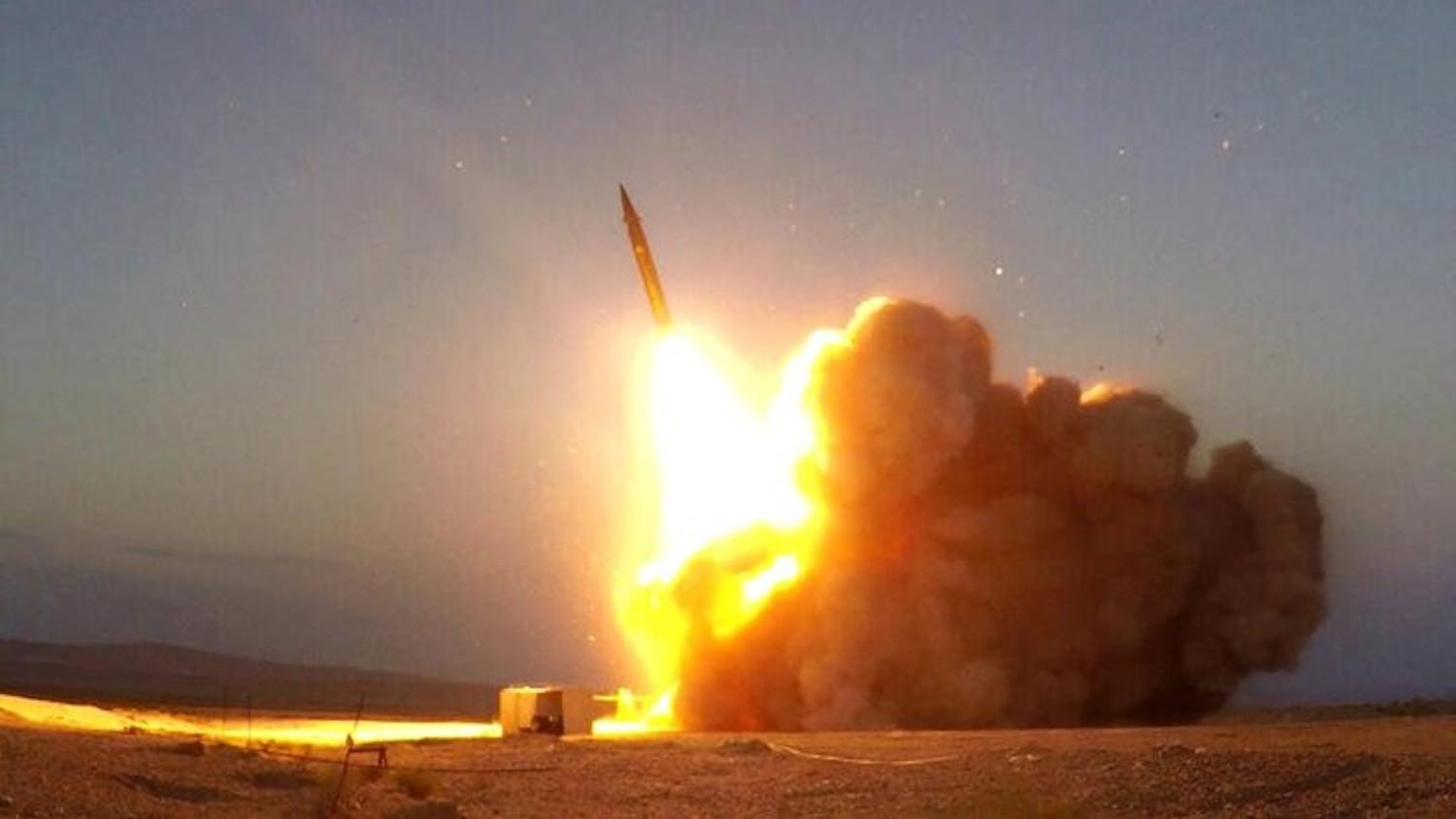 Iran launched a drone and missile attack on Israel on April 13, marking the first time Iran has launched a direct military assault on Israel amid a decades-long proxy war between the nations (Photo courtesy of Wikimedia Commons / Mehrnews. April 14, 2024). 