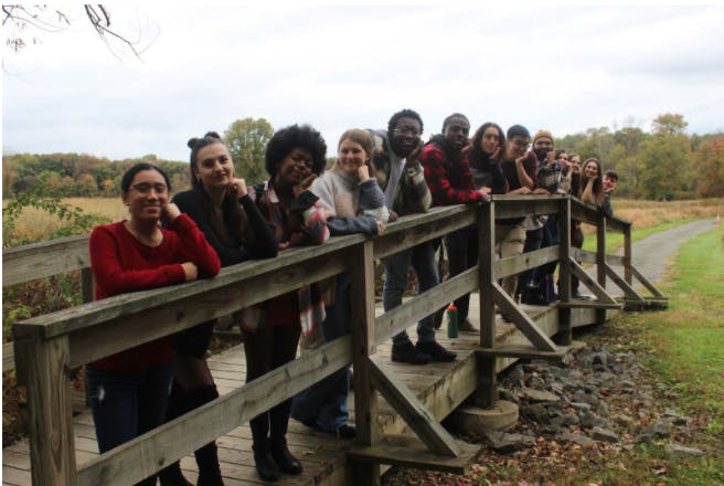 The Trentones members pose for a picture (photo courtesy of Hannah Stratton).