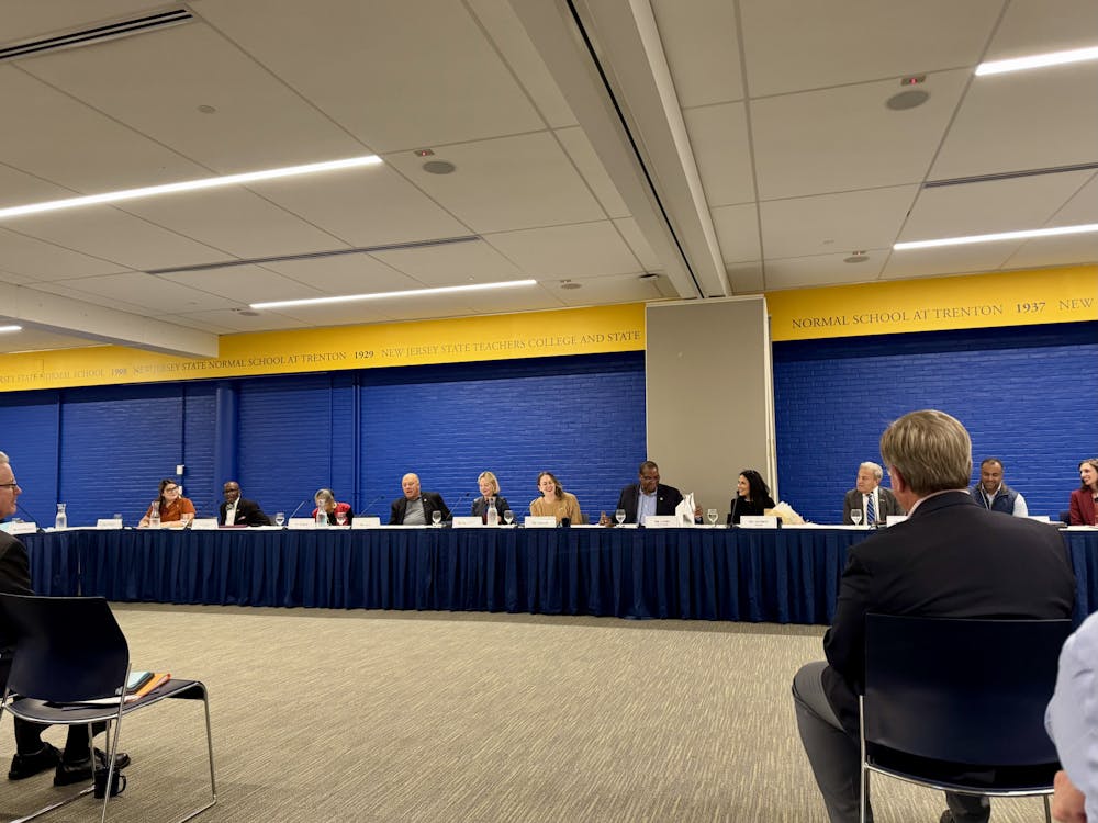 <p><em>The Board of Trustees met on Tuesday for the first time since June 25 (Photo by Matthew Kaufman / Editor-in-Chief).</em></p>