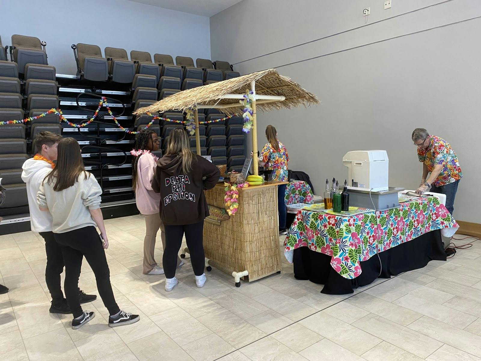 CUB had a smoothie stand that offered free beverages to students who attended the event (Victoria Gladstone / News Editor).