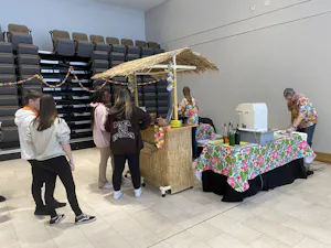 CUB had a smoothie stand that offered free beverages to students who attended the event (Victoria Gladstone / News Editor).