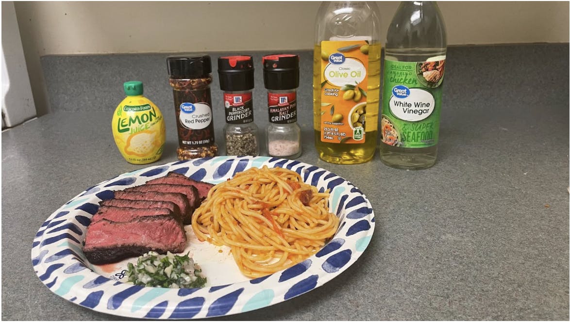 This easy steak dinner for two can be made for under $30. (Photo courtesy of Zachary Rice)