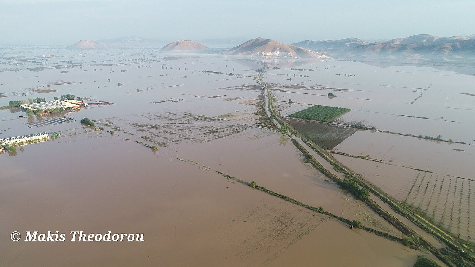 Flooding associated with Tropical Cyclone Daniel has ravaged the coastal city of Derna in Libya (Photo courtesy of Wikimedia Commons/“Greece Storm Daniel DJI 0206 (2)” by Makis Theodorou. September 13, 2023). 