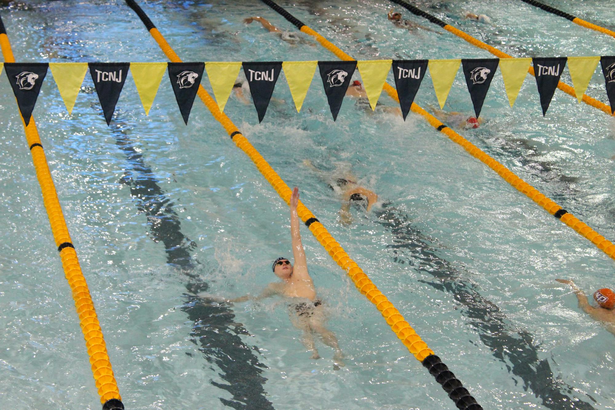 Swimming and Diving celebrated their Senior Day in the final meet of the regular season (Photo Courtesy of Elizabeth Gladstone / Multimedia Coordinator).