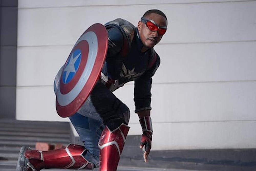 <p><em>Anthony Mackie stars as the titular Sam “Captain America” Wilson from “Captain America: Brave New World.” (Photo courtesy of </em><a href="https://www.imdb.com/title/tt14513804/mediaviewer/rm4209479682/?ref_=ttmi_mi_1" target=""><em>IMDb</em></a><em>)</em></p>