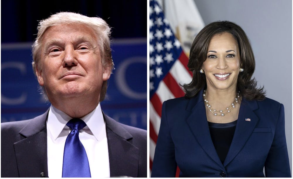 <p><em>On Sept. 10, U.S. Vice President Kamala Harris and former U.S. President Donald Trump, during the 2024 Presidential Debate, engaged in issues that are relevant to everyday Americans (Photos courtesy of Wikimedia Common / “</em><a href="https://commons.wikimedia.org/wiki/File:Donald_Trump_by_Gage_Skidmore.jpg" target=""><em>Donald Trump by Gage Skidmore</em></a><em>” by Gage Skidmore. February 10, 2011. “</em><a href="https://commons.wikimedia.org/wiki/File:Kamala_Harris_Vice_Presidential_Portrait.jpg" target=""><em>Kamala Harris Vice Presidential Portrait</em></a><em>” by Lawrence Jackson. March 5, 2021). </em></p>