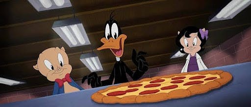 The main characters of “The Day the Earth Blew Up” are Daffy Duck and Porky Pig, voiced by Eric Bauza, and Petunia Pig, voiced by Candi Milo. (Photo courtesy of IMDb)